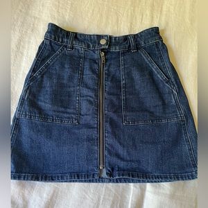Madewell denim skirt